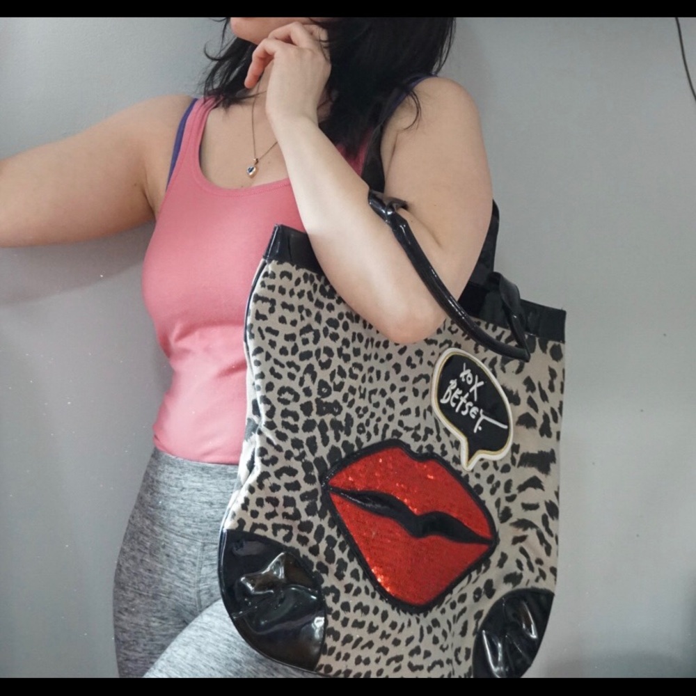 Betsey Johnson Lips Tote Bag